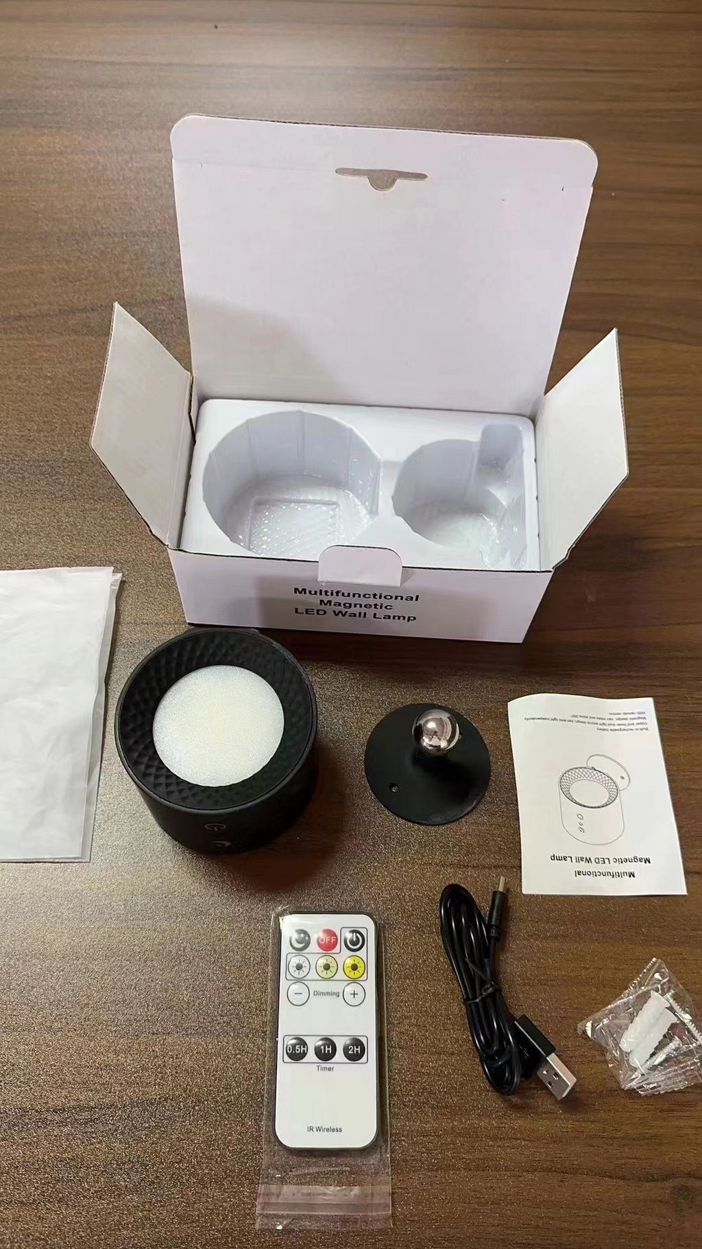 DualGlow Magnetic Night Light: Sleek, Eye-Friendly Illumination