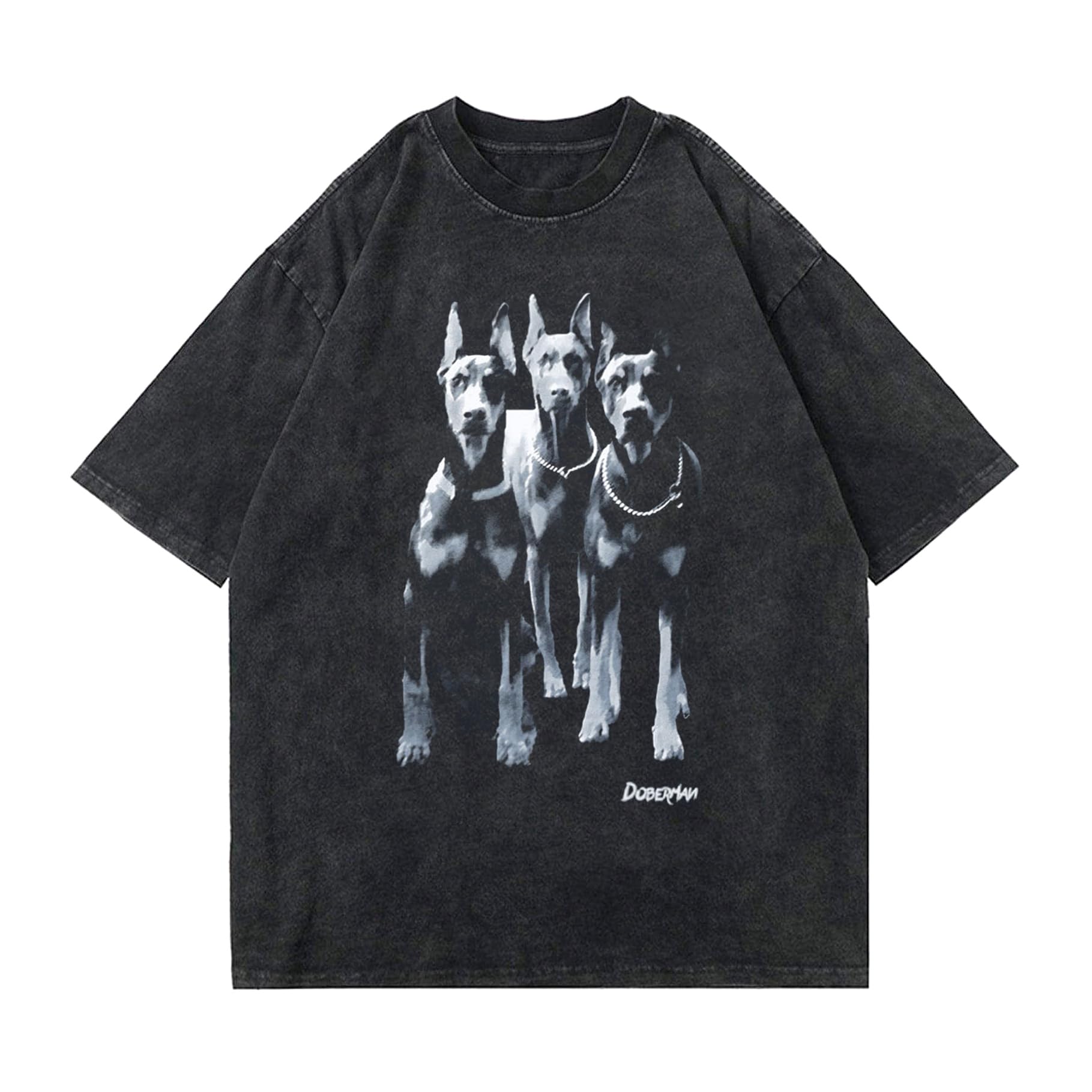 Chill Doberman Graphic Cotton Tee