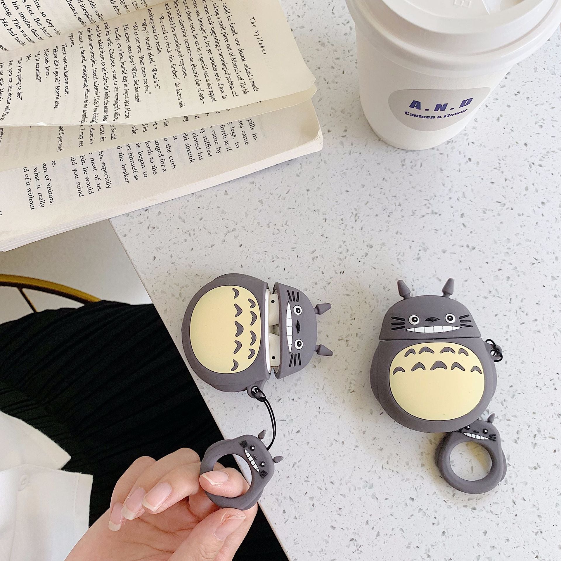 Totoro-Themed AirPods Metallic Guard