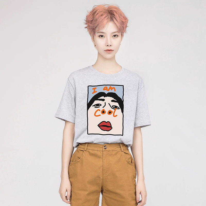 Chic Plus Cartoon Spring Tops