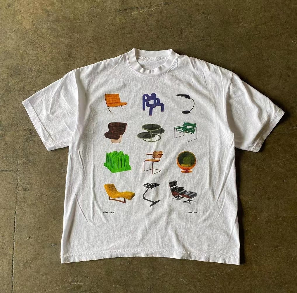 2024 Spring Couple's Retro Fun Tees