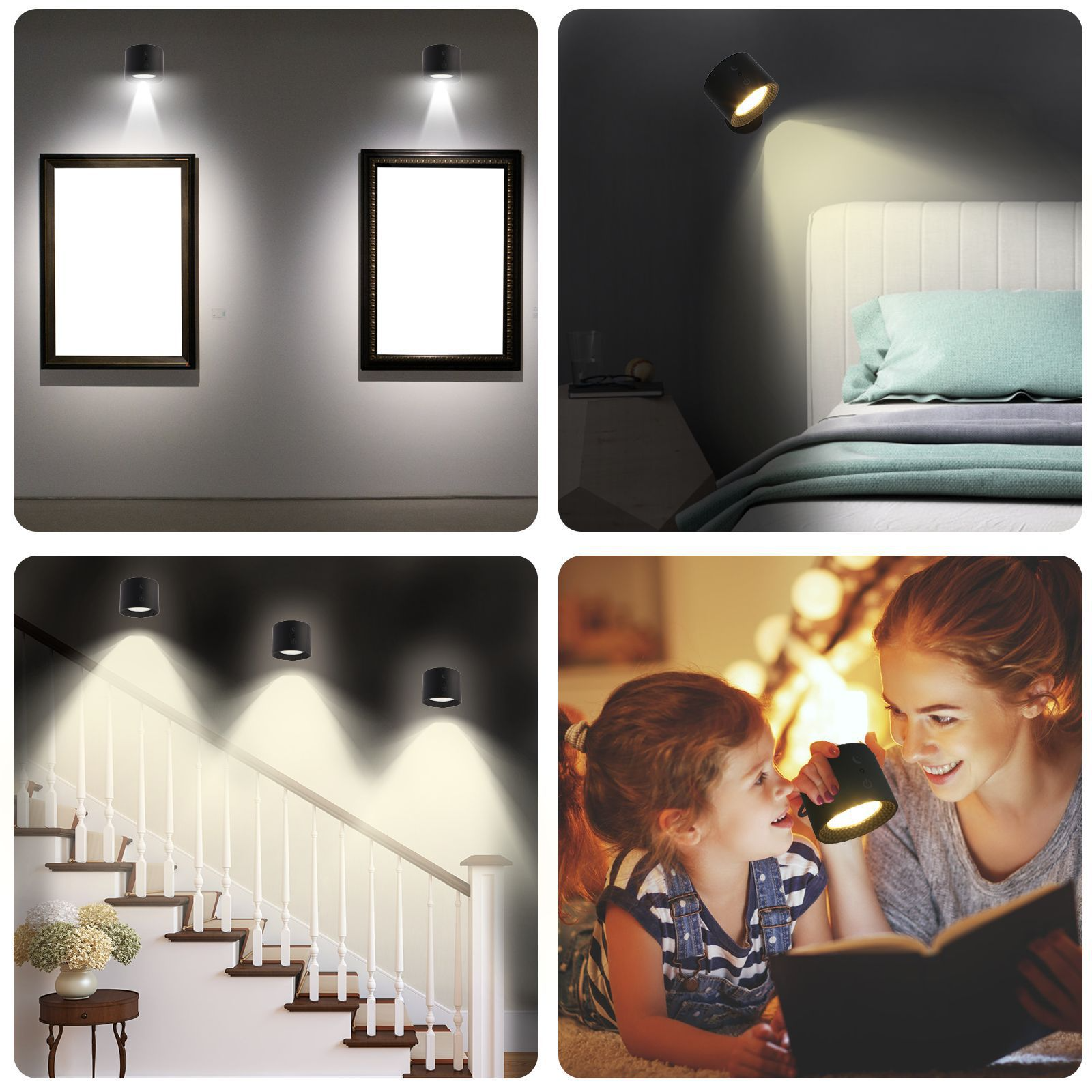 DualGlow Magnetic Night Light: Sleek, Eye-Friendly Illumination